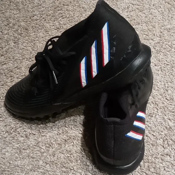 Adidas Predator Edge.3 LL TF Turf Black (Men's Sizes) New Soccer Shoes GX2631 - Picture 3 of 7